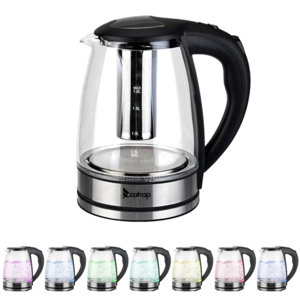 Modern 1.8L Electric Glass Kettle