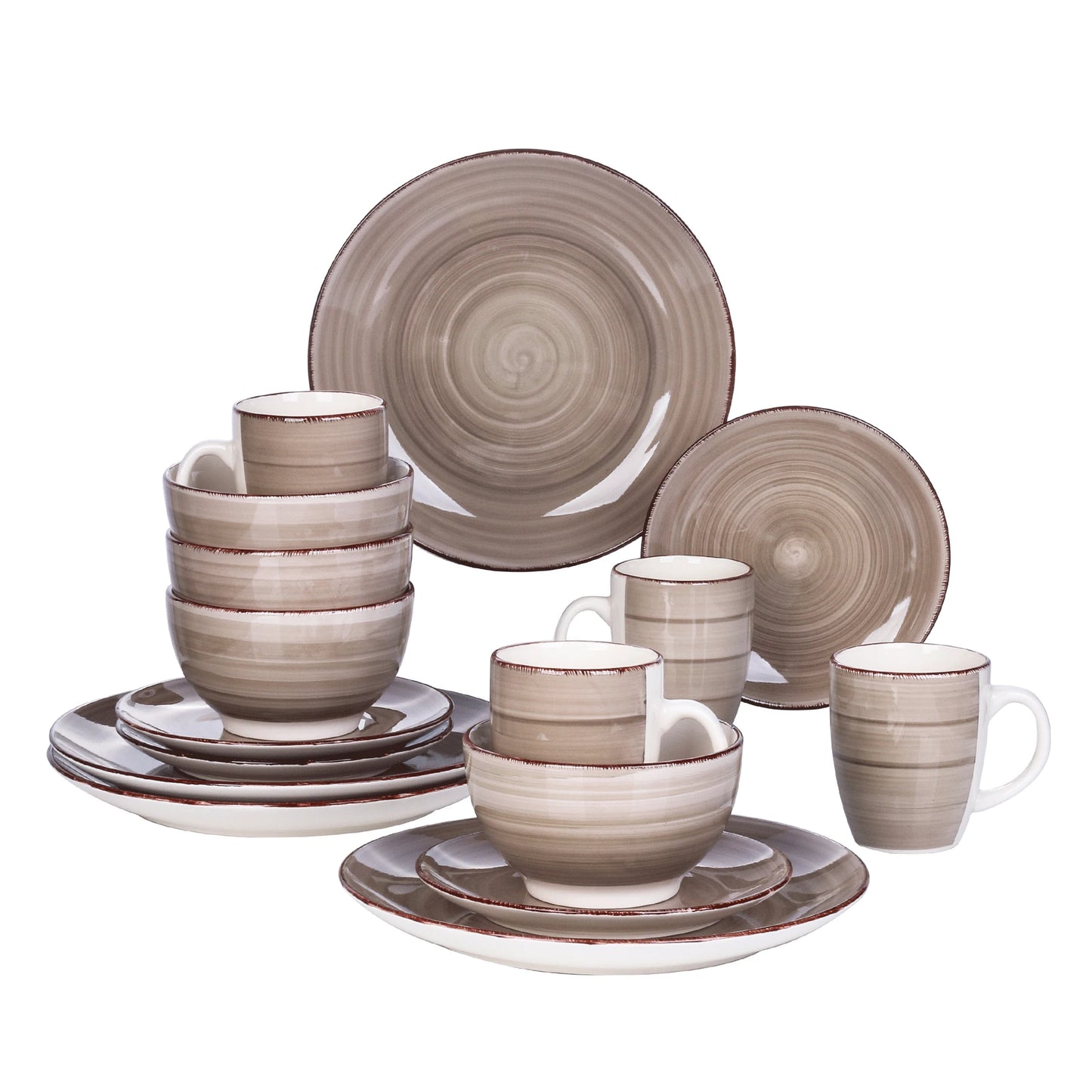 Vintage 16-Piece Porcelain Dinnerware Set for 4