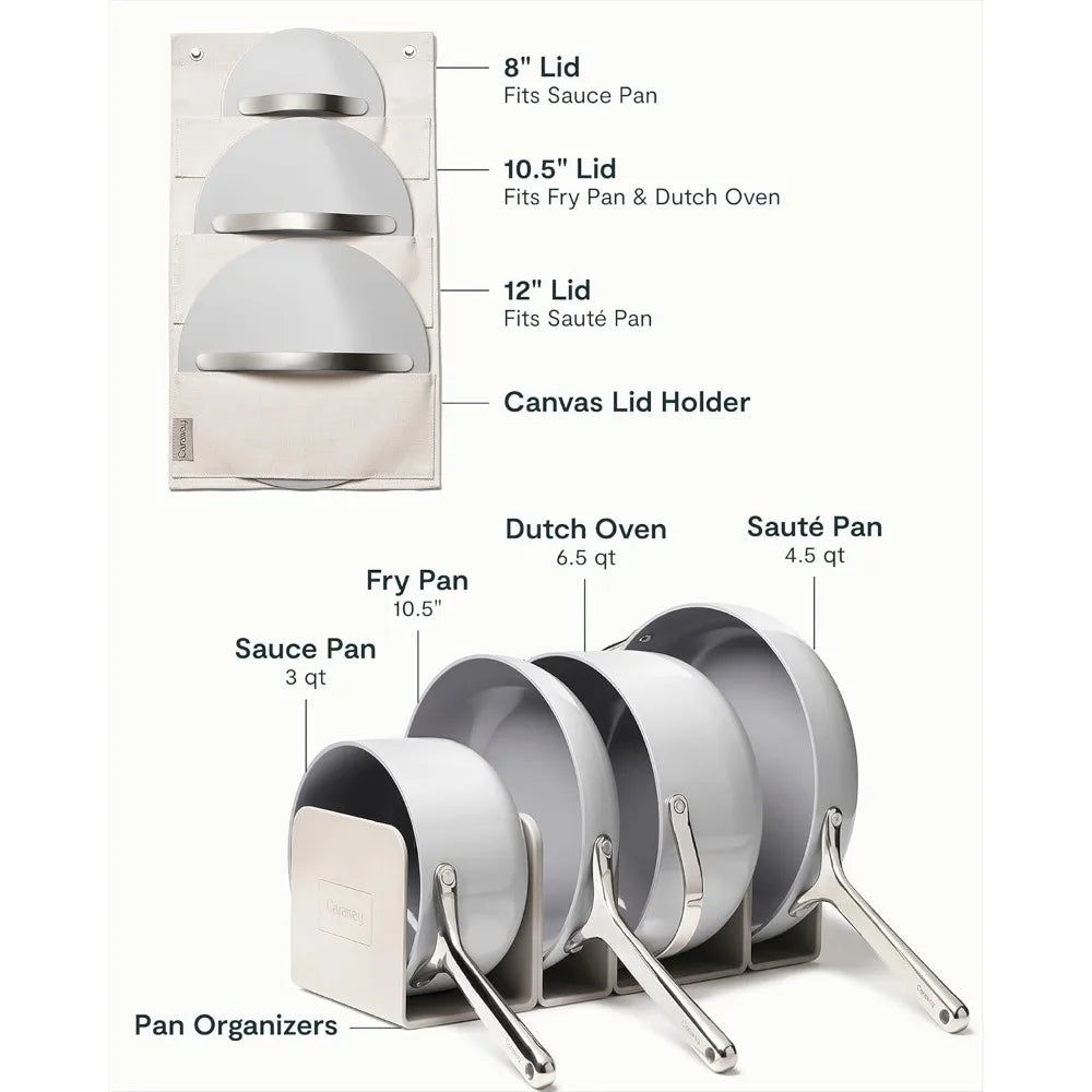 Ceramic Non-stick 12-Piece Cookware Set
