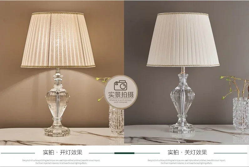 Modern Luxury Crystal Table Lamp