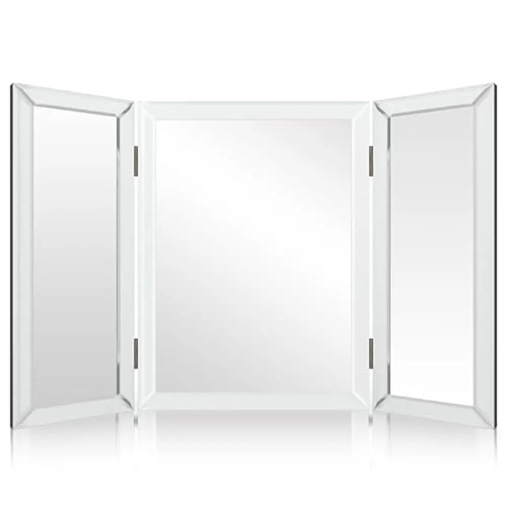 Beautiful & Modern Tri-fold Bathroom Wall Mirror