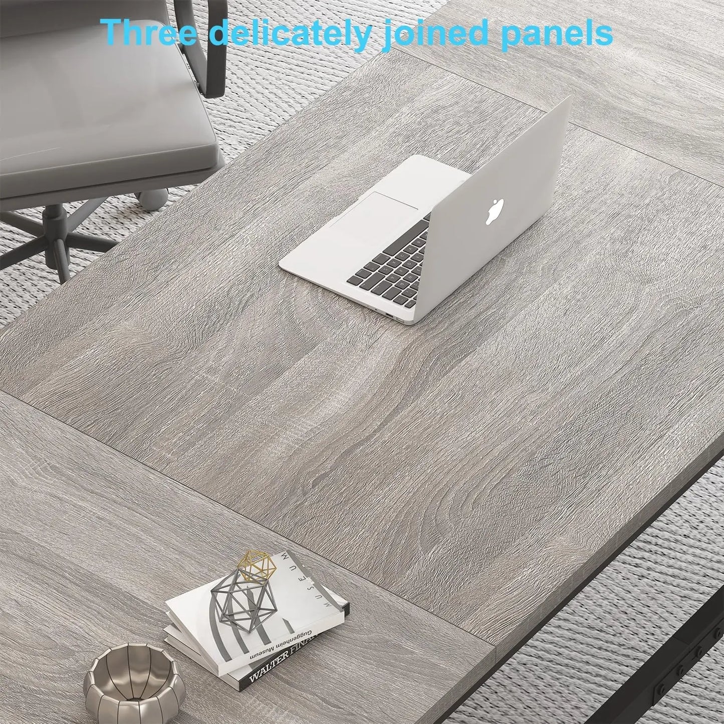 Large Industrial Style Home Office Double Computer Desk