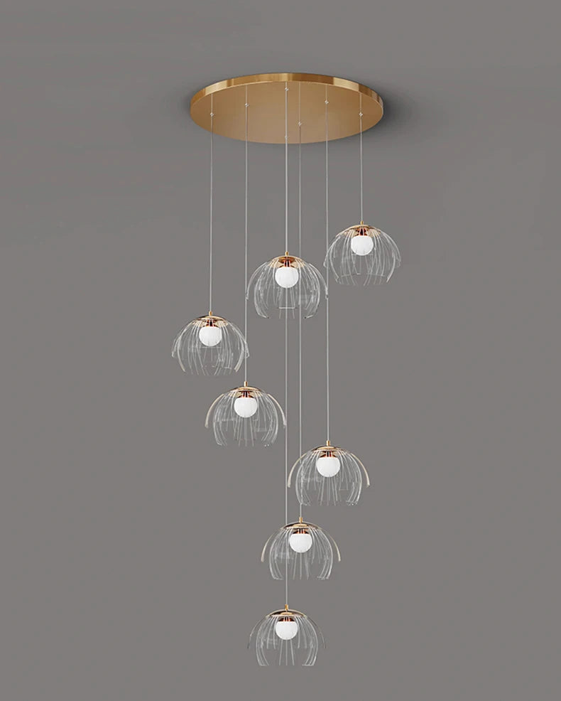 Modern 3-Head/7-Head Pendant Light Chandelier