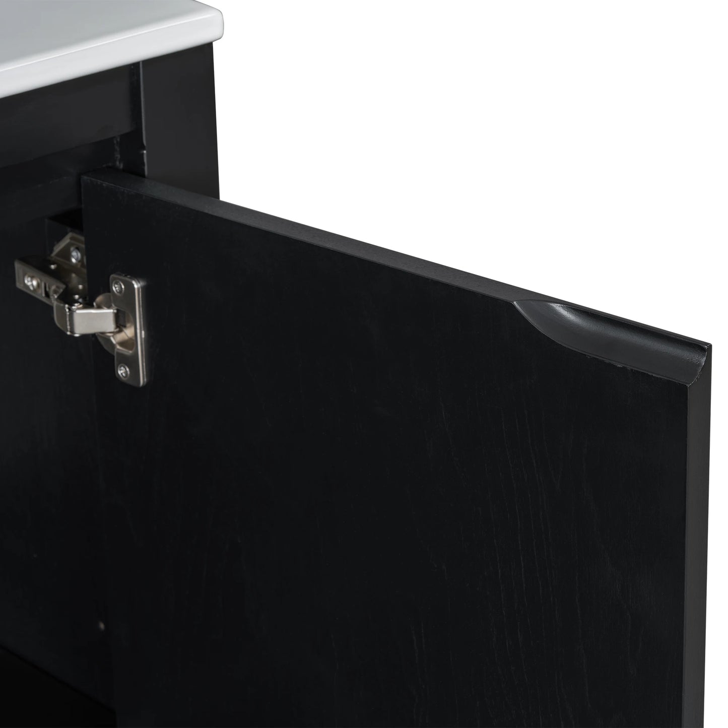 Classic Retro 72" Double Bathroom Vanity w/Double Ceramic Sinks