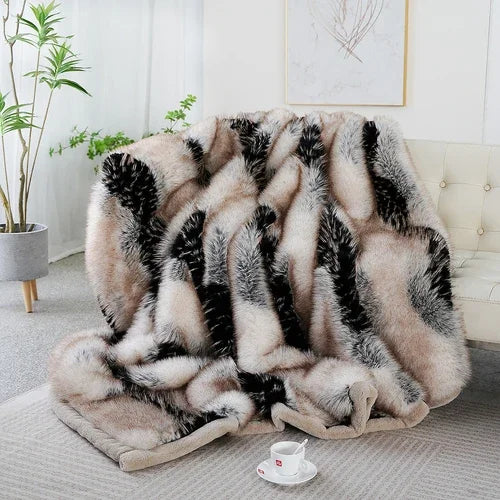 Luxury Soft & Fluffy Faux Fur Versatile Blanket