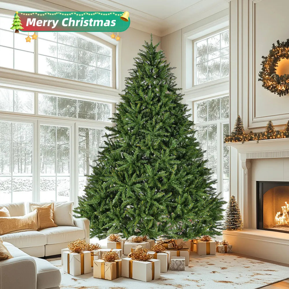Artificial Hinged 9' Holiday Christmas Tree