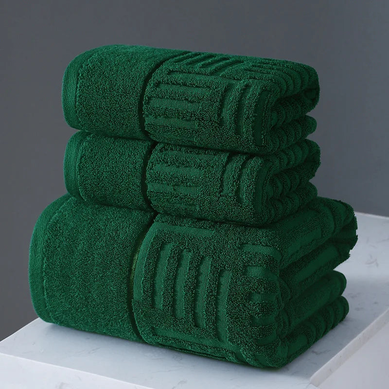 100% Cotton Soft Bath Towel Set