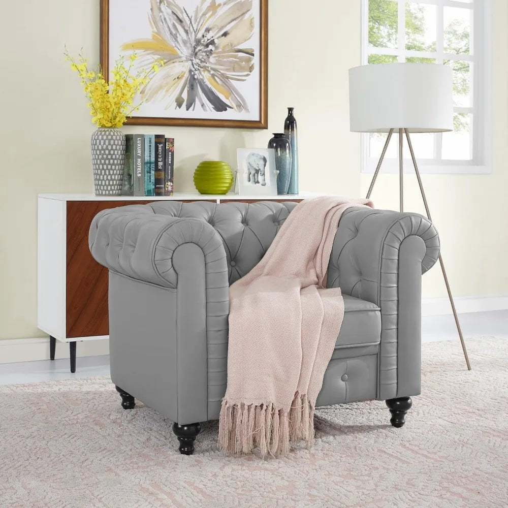 Modernized 3-Piece Living Room Sofa Set
