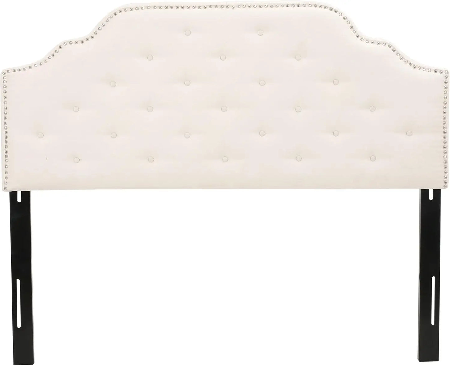 Contemporary Button Tufted Diamond Stitch Full/Queen Headboard