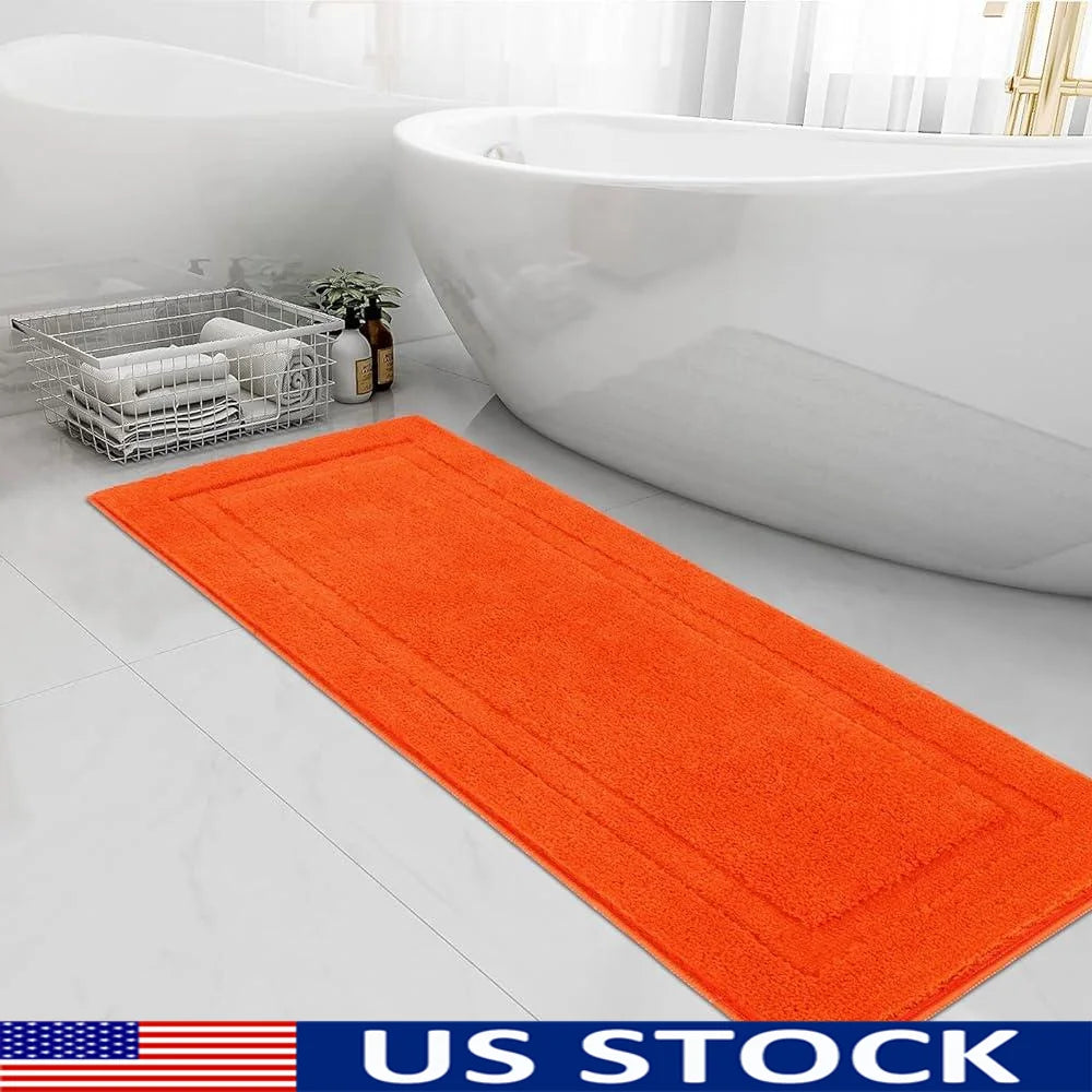 5'x2' Soft Microfiber Bathroom Runner Rug