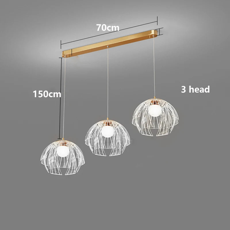 Modern 3-Head/7-Head Pendant Light Chandelier