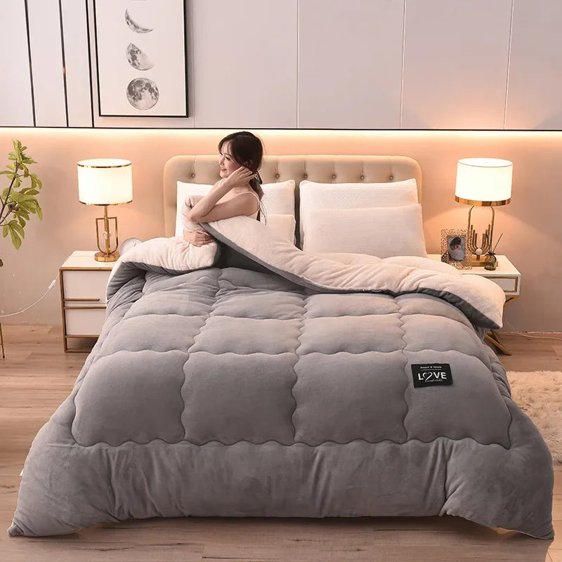 HomelyOasis Extra Large Double-Sided Velvet Blanket in various colors, perfect for home decor.