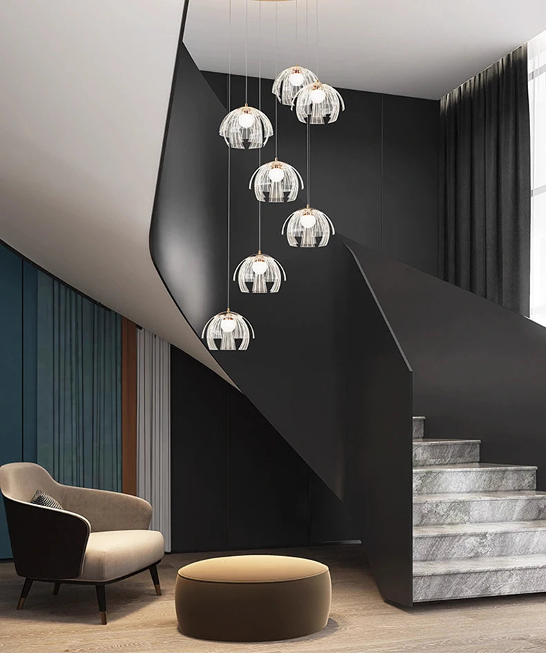 Modern 3-Head/7-Head Pendant Light Chandelier