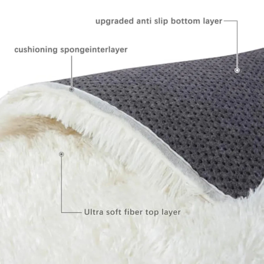 Ultra Soft & Fluffy 8' x 10' Shag Area Rug
