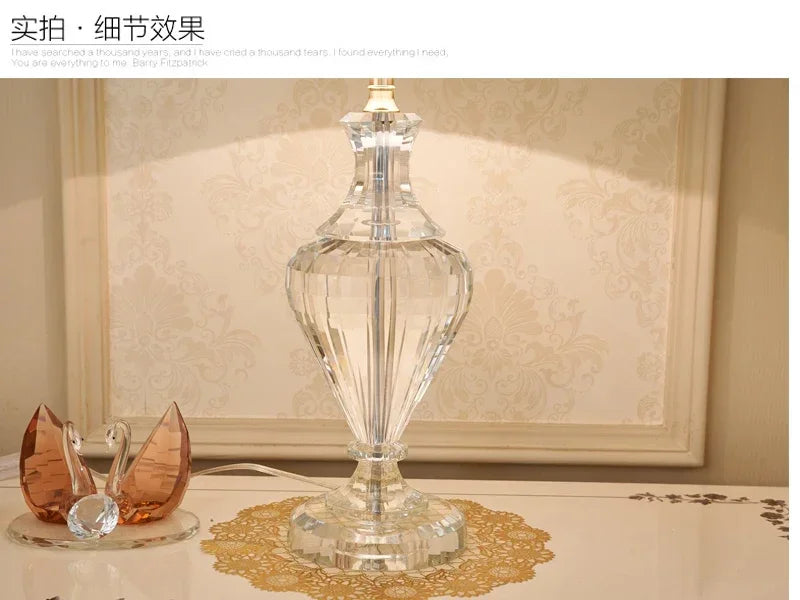 Modern Luxury Crystal Table Lamp