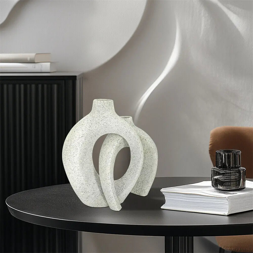 Modern Hollow Snuggle Vase~Set of 2