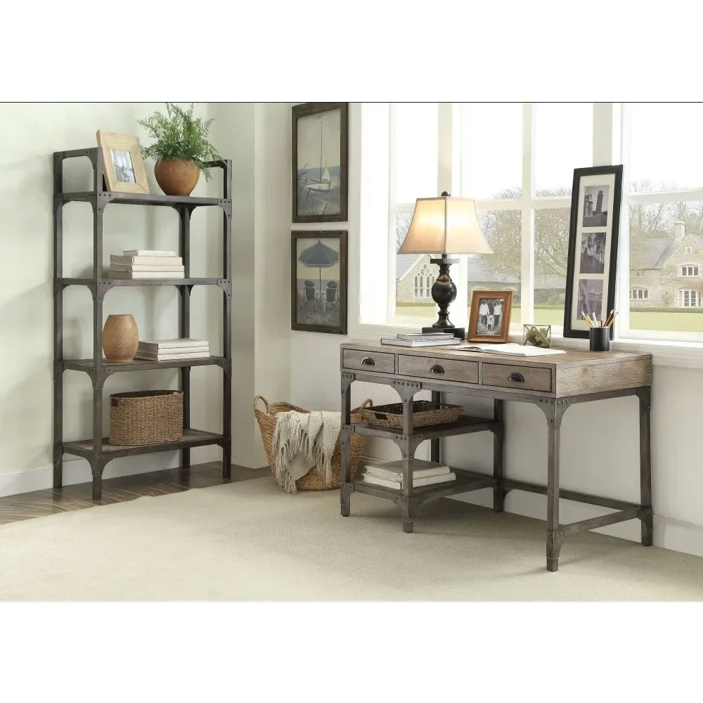 Contemporary 3-Drawer Writing/Commuter Desk w/Ample Storage