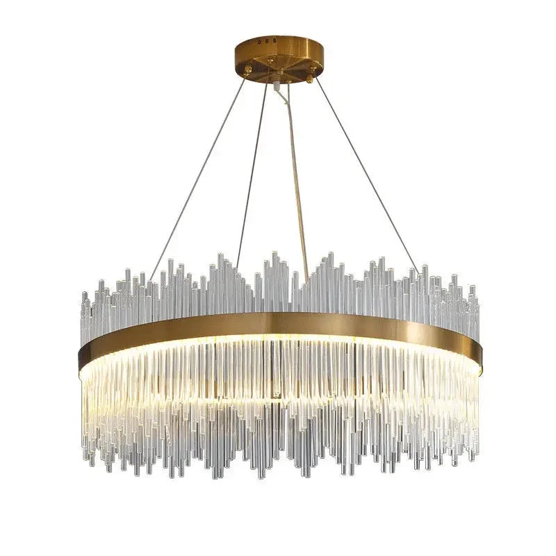 Modern LED Dimmable Crystal Chandelier