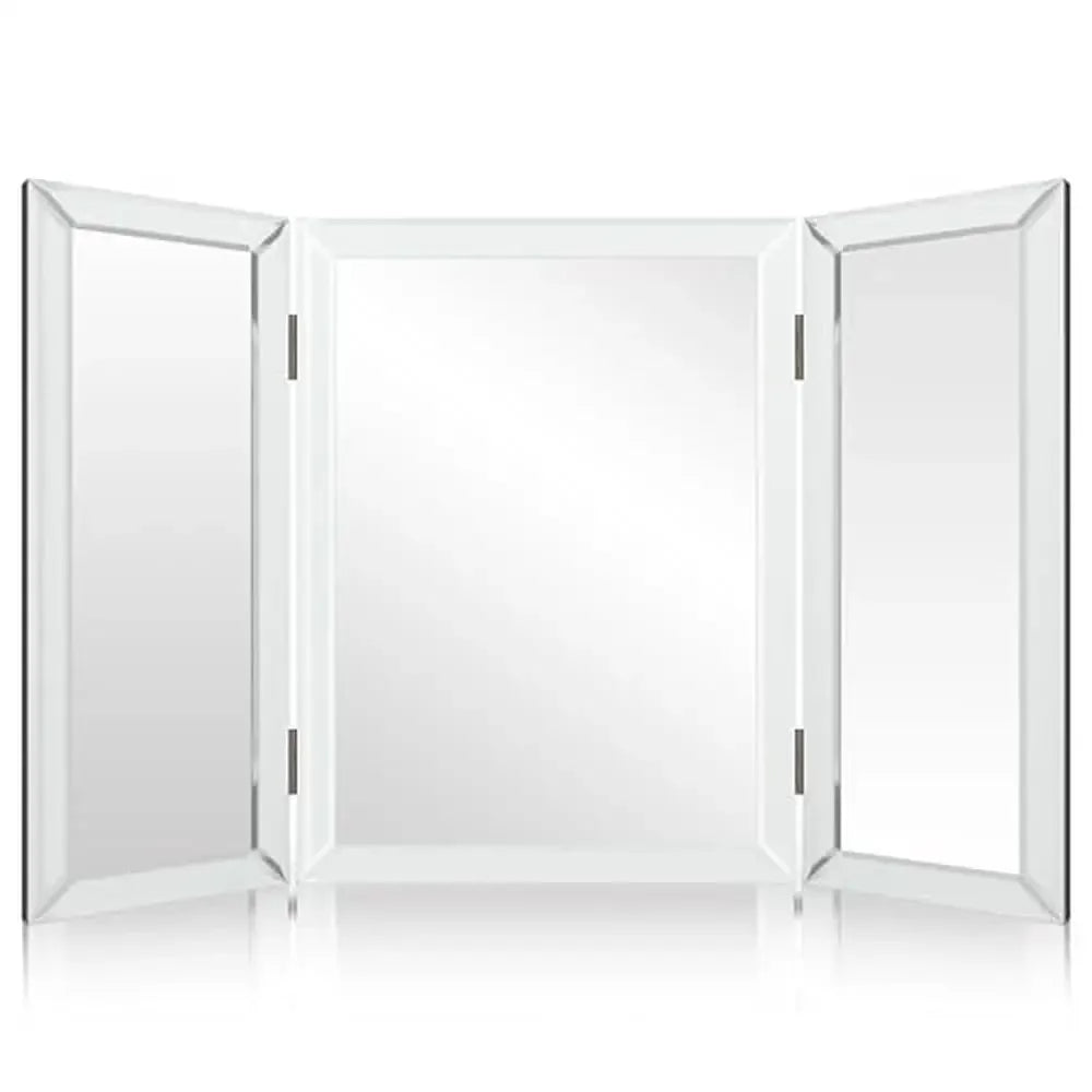 Beautiful & Modern Tri-fold Bathroom Wall Mirror
