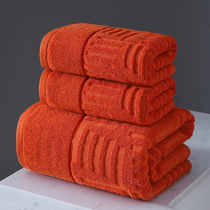100% Cotton Soft Bath Towel Set