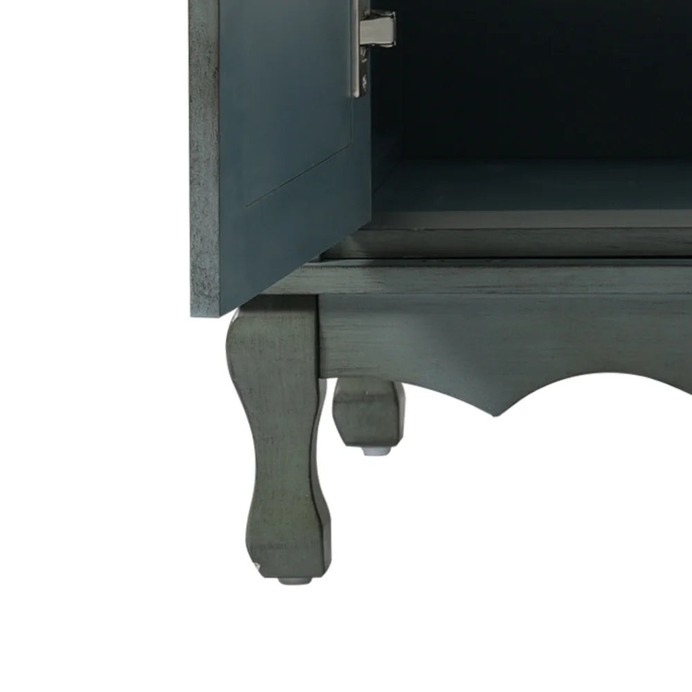 American Retro Style 30" Bathroom Vanity w/Separate Ceramic Sink