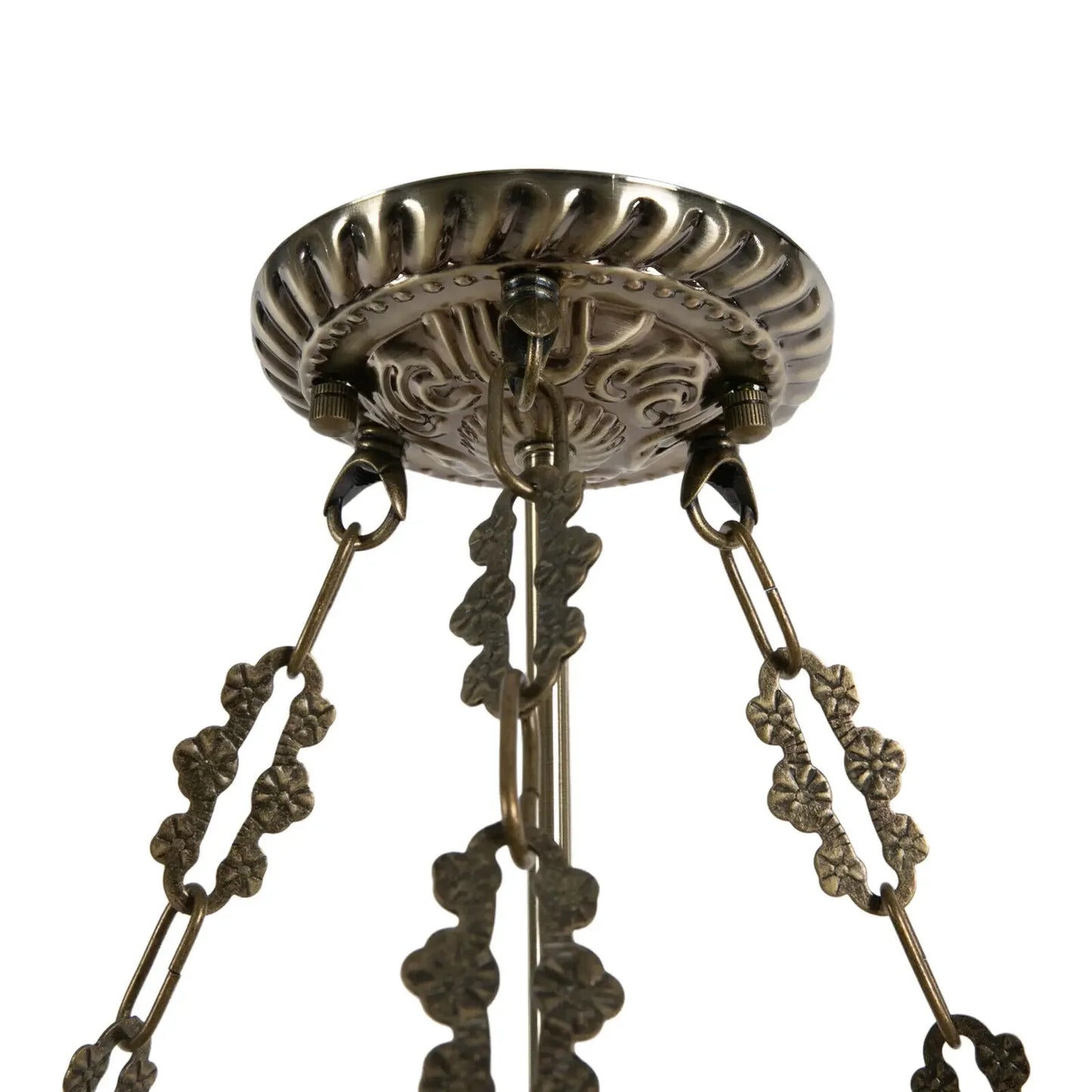 Classic Tiffany-Style Stained Glass Pendant Light