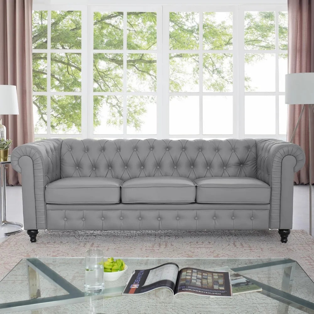 Modernized 3-Piece Living Room Sofa Set