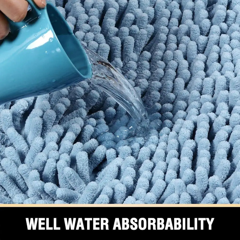 Luxury Chenille Shag Bath Mats