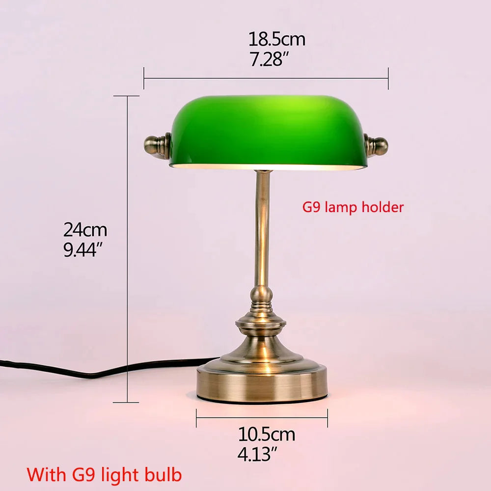 Retro Vintage Bankers Table/Desk Lamp