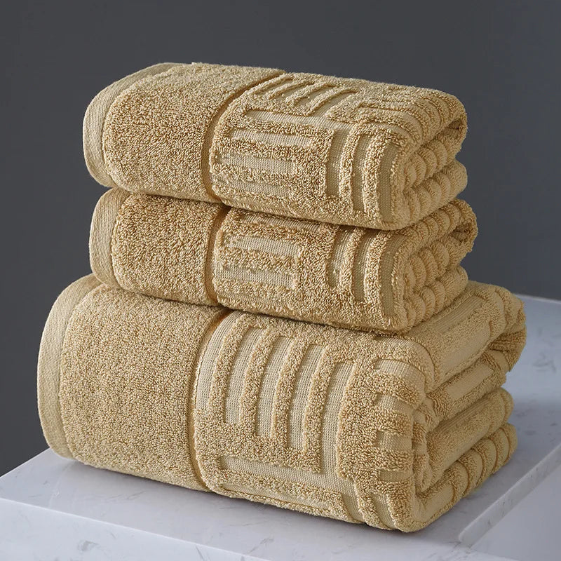 100% Cotton Soft Bath Towel Set
