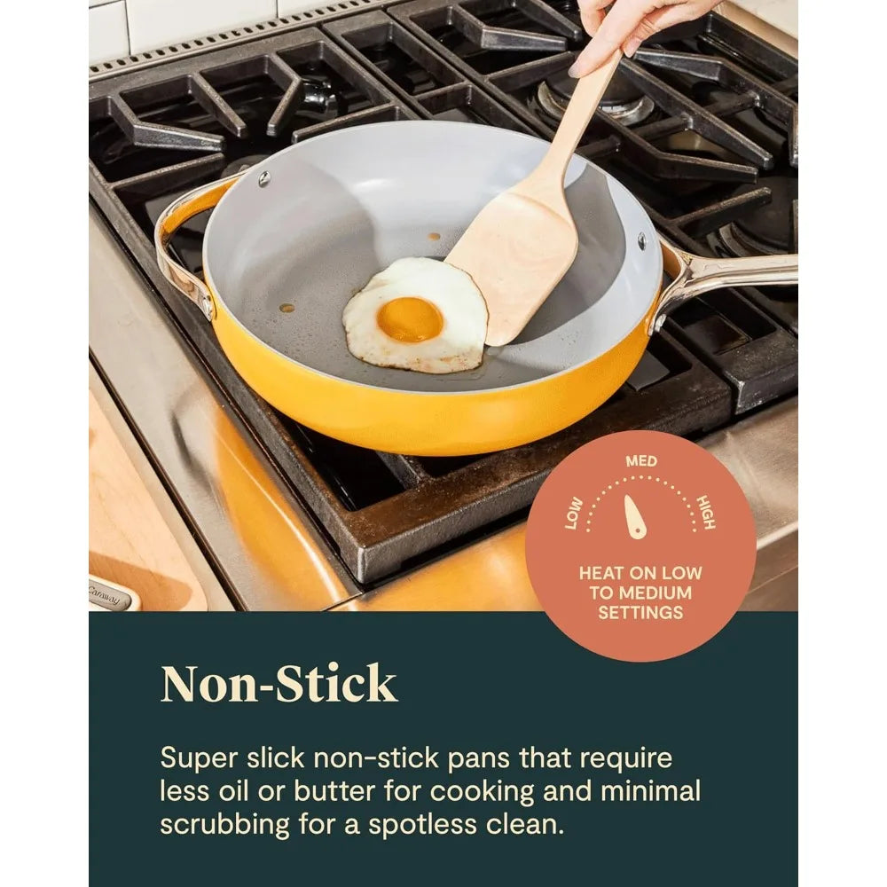 Ceramic Non-stick 12-Piece Cookware Set