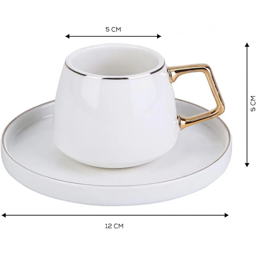 Modern Porcelain Turkish Coffee/Espresso Cup Set