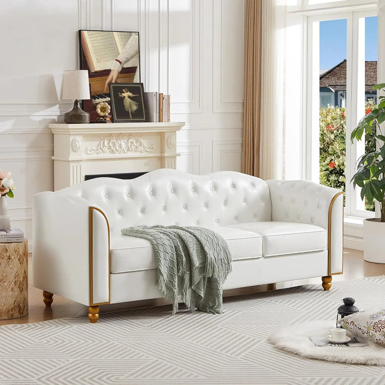 Stylish Living Room Decor & Furniture Collection featuring contemporary living room furniture such as a leather power recliner chair, minimalist faux fiddle leaf fig tree, and a modern coffee table.