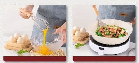 12-Piece Silicone Kitchen Utensil Set with Wooden Handles for Non-Stick Cookware, silicone kitchen utensil set as a housewarming gift