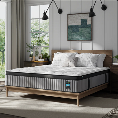 Testimonial on the comfort of BedStory 14-Inch Luxury Hybrid Mattress, an exceptional hybrid mattress for cooling.