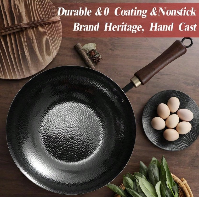 A delicious fried rice made in the HomelyOasis Carbon Steel Wok, showing off its versatility.