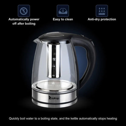 Modern 1.8L Electric Glass Kettle
