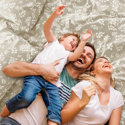 Elegant 4-Piece Microfiber Floral Sheet Set 