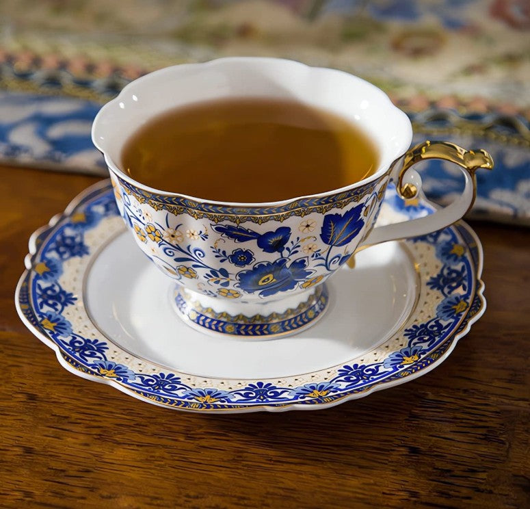 Vintage Bone China Tea Cup with versatile design for any tea lover.