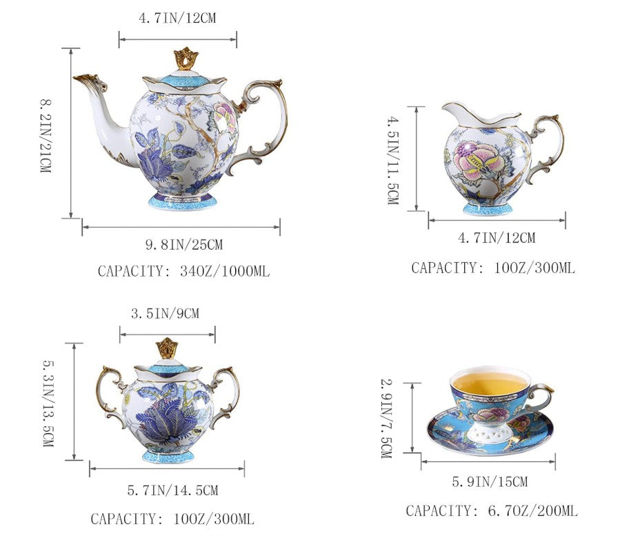 Vintage Bone China Tea Cup ready for a luxurious coffee break.