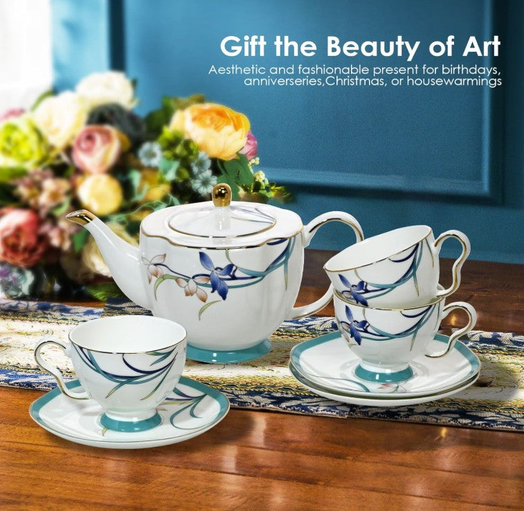 Elegant presentation of Vintage Bone China Tea Cup ideal for gatherings.