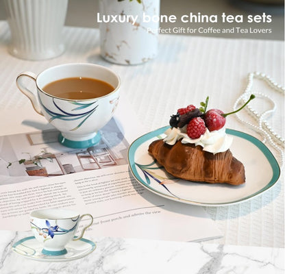 Vintage Bone China Tea Cup showcasing exquisite design and quality.