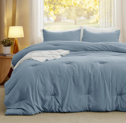 California King Comforter Set – A serene corner of a modern bedroom featuring the linen.