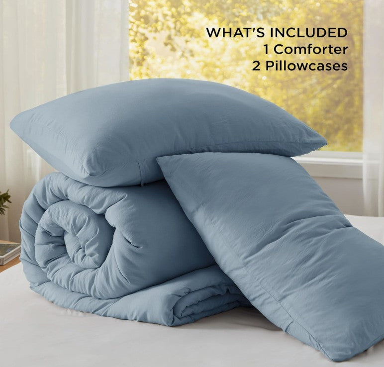 California King Comforter Set – Artistically arranged comforter enhancing luxury decor.
