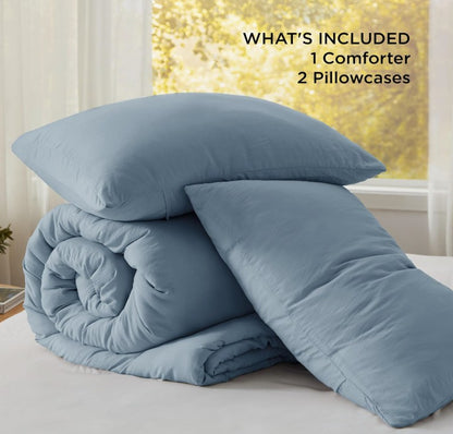 California King Comforter Set – Artistically arranged comforter enhancing luxury decor.