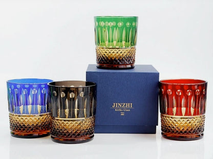 Exclusive Premium Hand-Cut Whiskey Glass – Lead-Free Crystal Edo Kiriko Tumbler, designed for whiskey enthusiasts seeking a perfect drinking vessel.