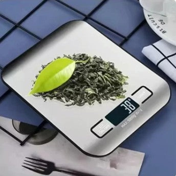 Digital Kitchen Food Scale, 11 lb Capacity with Tare Function, LCD Display & Stainless Steel Platform - compact digital kitchen scale