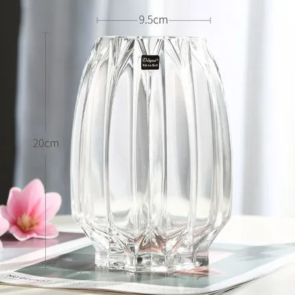 Creative Large Glass Bottle Table Top Vase(set of 2)