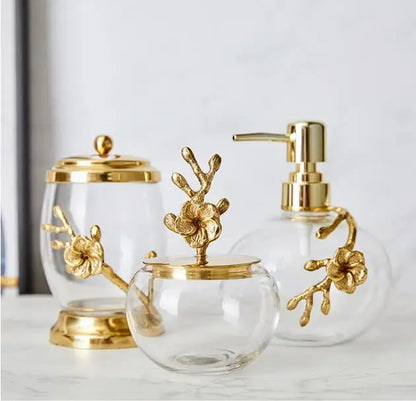 Luxury 4-Piece Bathroom Accessory Set