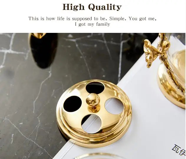 Luxury 4-Piece Bathroom Accessory Set